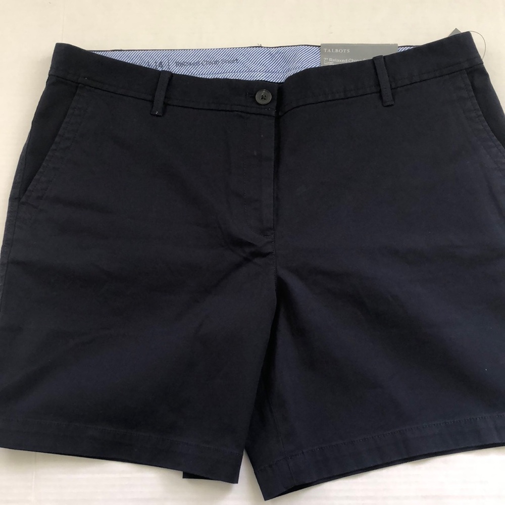 Talbots Relaxed Chino Shorts Sz 14